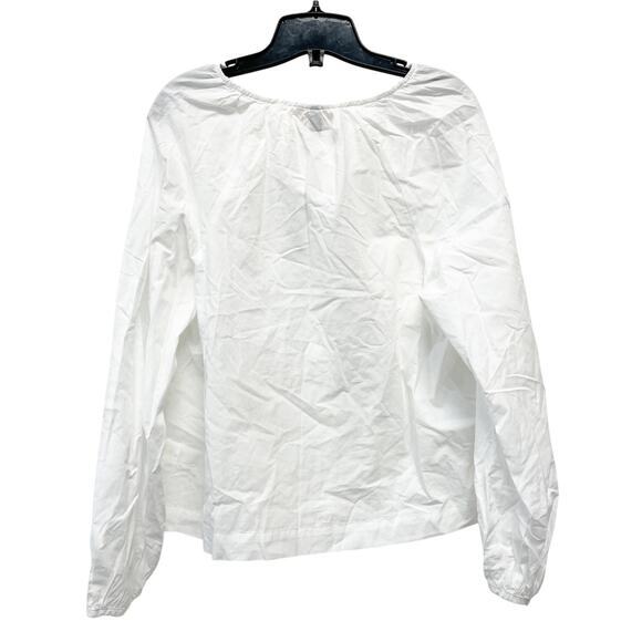 Universal Thread Women's Balloon Long Sleeve Blouse White Size Small - Picture 3 of 6